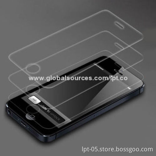 Mirror 0.33mm Premium Tempered-glass Screen Protector/Film for iPhone 5/5S/5C, 9H HardnessNew
